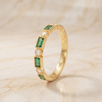 Laura | anillo rocío verde