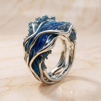 Mónica | anillo corriente azul