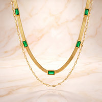 Eliana | set de collares brisa dorada